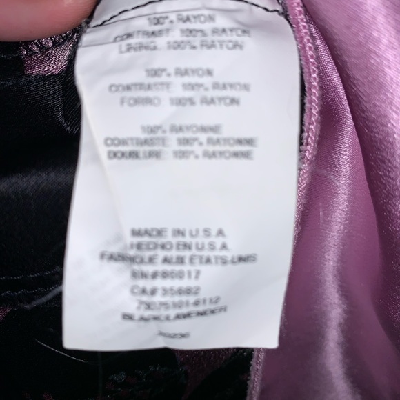 Bebe Asymmetrical Black Floral Dress M - Picture 5 of 14